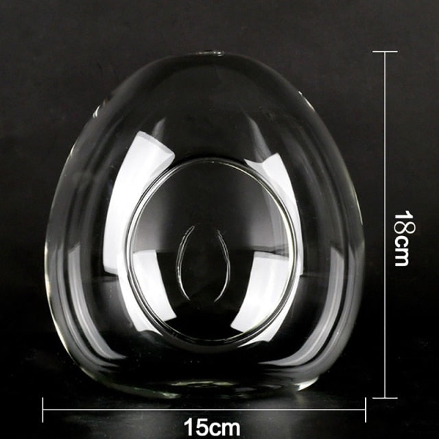 Glass egg terrarium