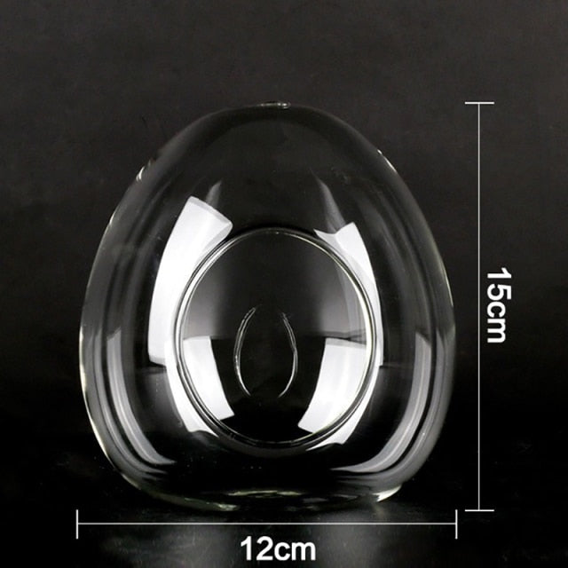 Glass egg terrarium