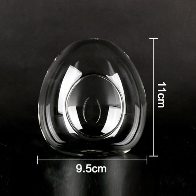 Glass egg terrarium