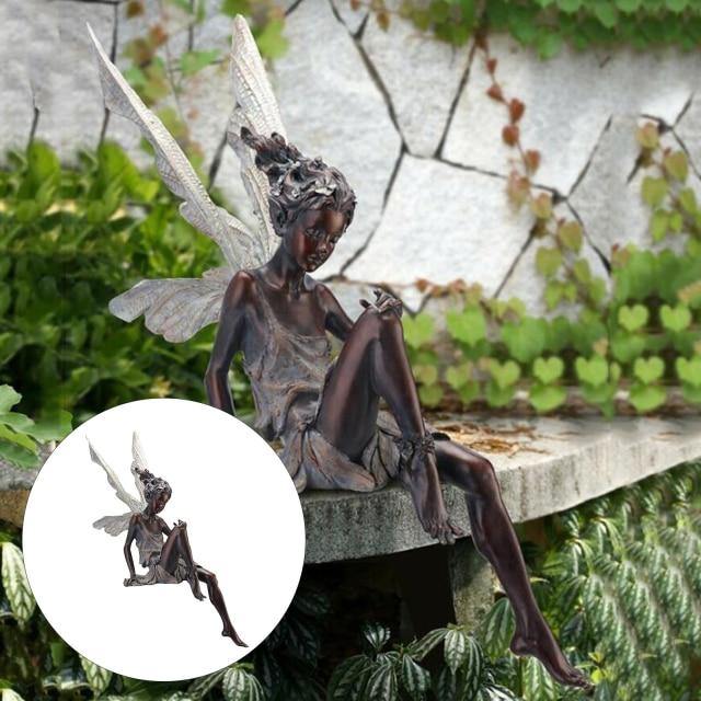 Mini fairy garden statue - Leaf and Leisure