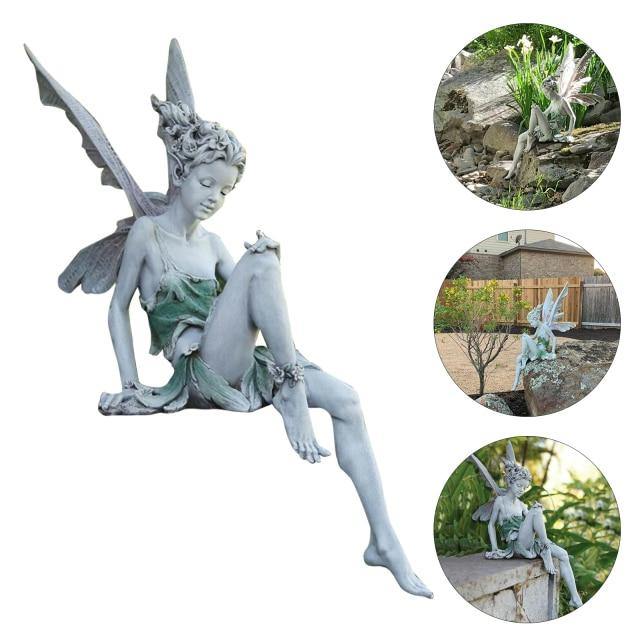 Mini fairy garden statue - Leaf and Leisure