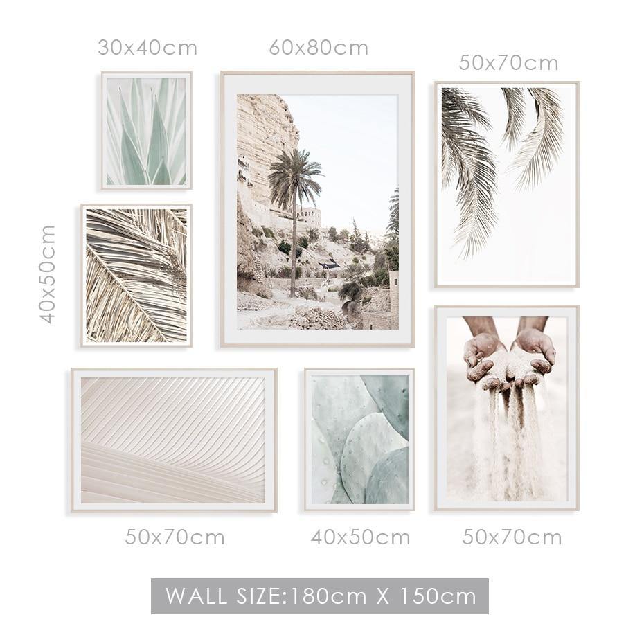 Bohemian canvas wall art - Leaf and Leisure