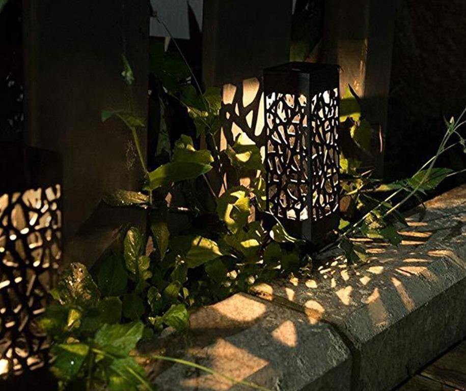 Garden LED solar ground lights - Leaf and Leisure