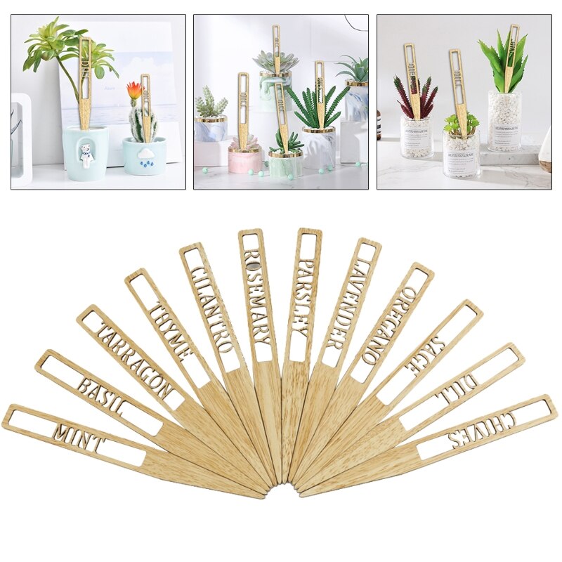 Garden herb labels
