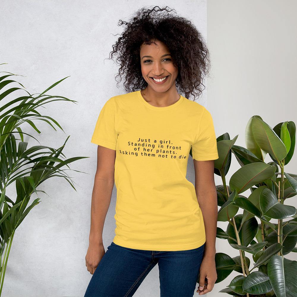 Just a girl Tshirt - Leaf and Leisure