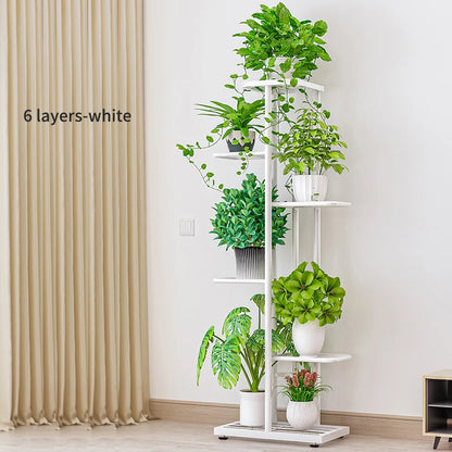 Multi level plant shelf