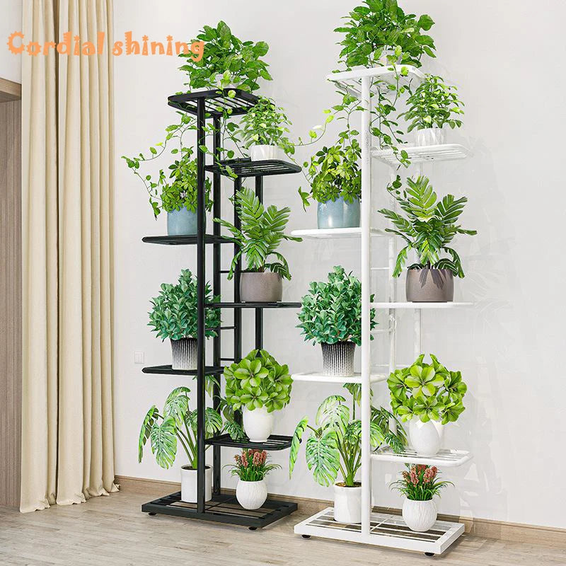 Multi level plant shelf