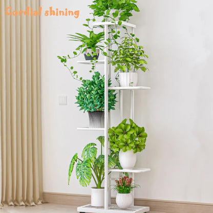 Multi level plant shelf