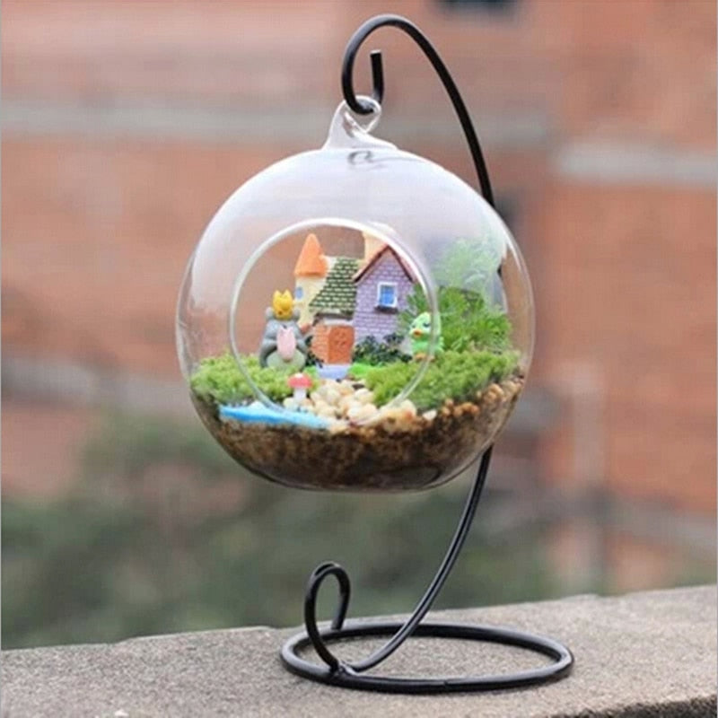 Hanging glass outlet globes