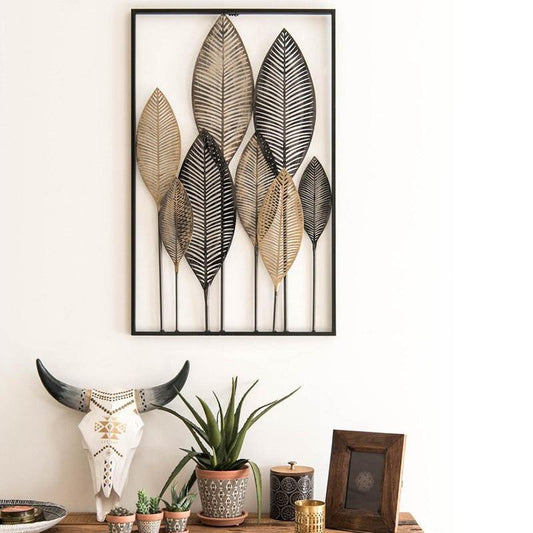 Nordic Iron Wall Decor - Leaf and Leisure