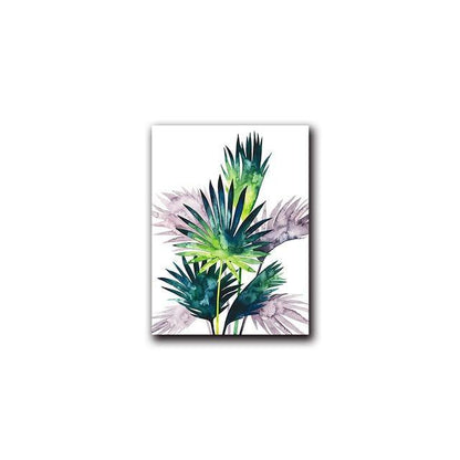 Tropical Canvas Art - Leaf and Leisure