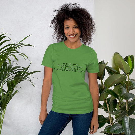 Just a girl Tshirt - Leaf and Leisure