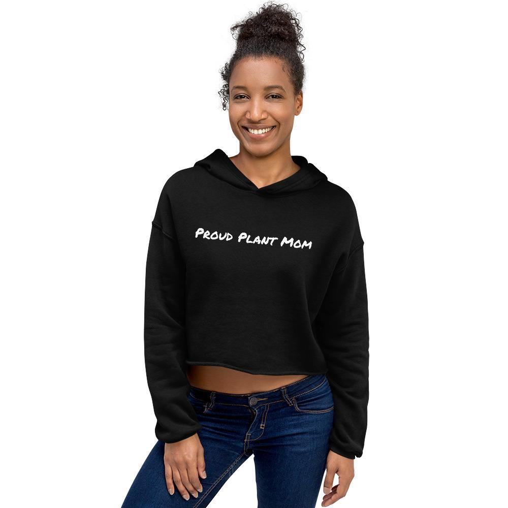 Proud plant mom crop hoodie - Leaf and Leisure